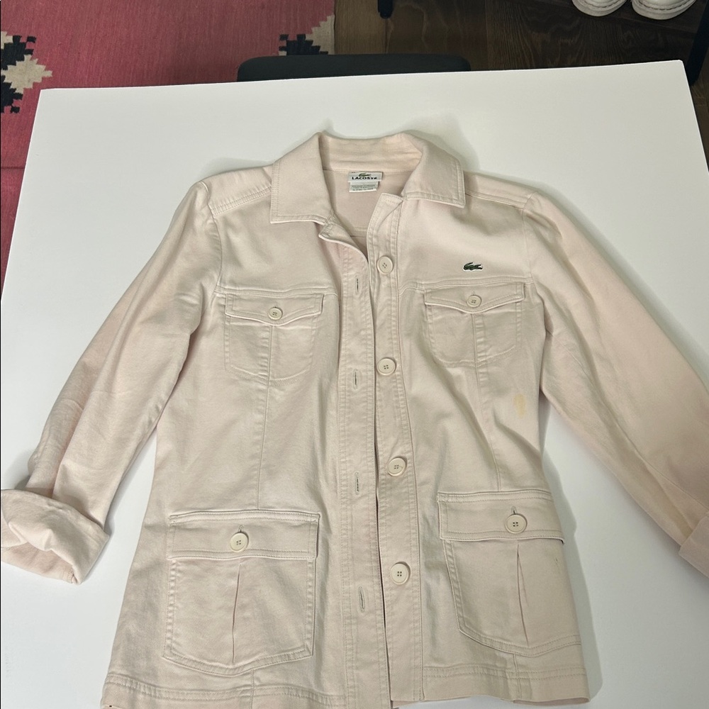 Lacoste Women's Light Pink Utility Jacket